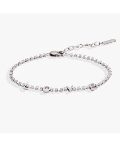 Alex Ani Love Tennis Bracelet