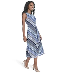 Jessica Howard Women's Sleeveless Lace Midi Dress