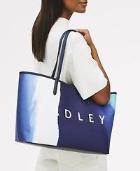 Radley London Southwell Gardens Stripe Open Top Tote Bag