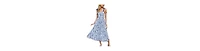 Cupshe Women's Fleur de Lune Ornate Maxi Beach Dress