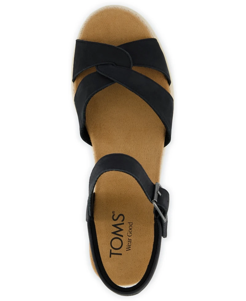 Toms Women's Margot Open Toe Wedge Sandals