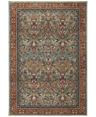 Closeout! Karastan Spice Market Tigris Aquamarine 5'3" x 7'10" Area Rug