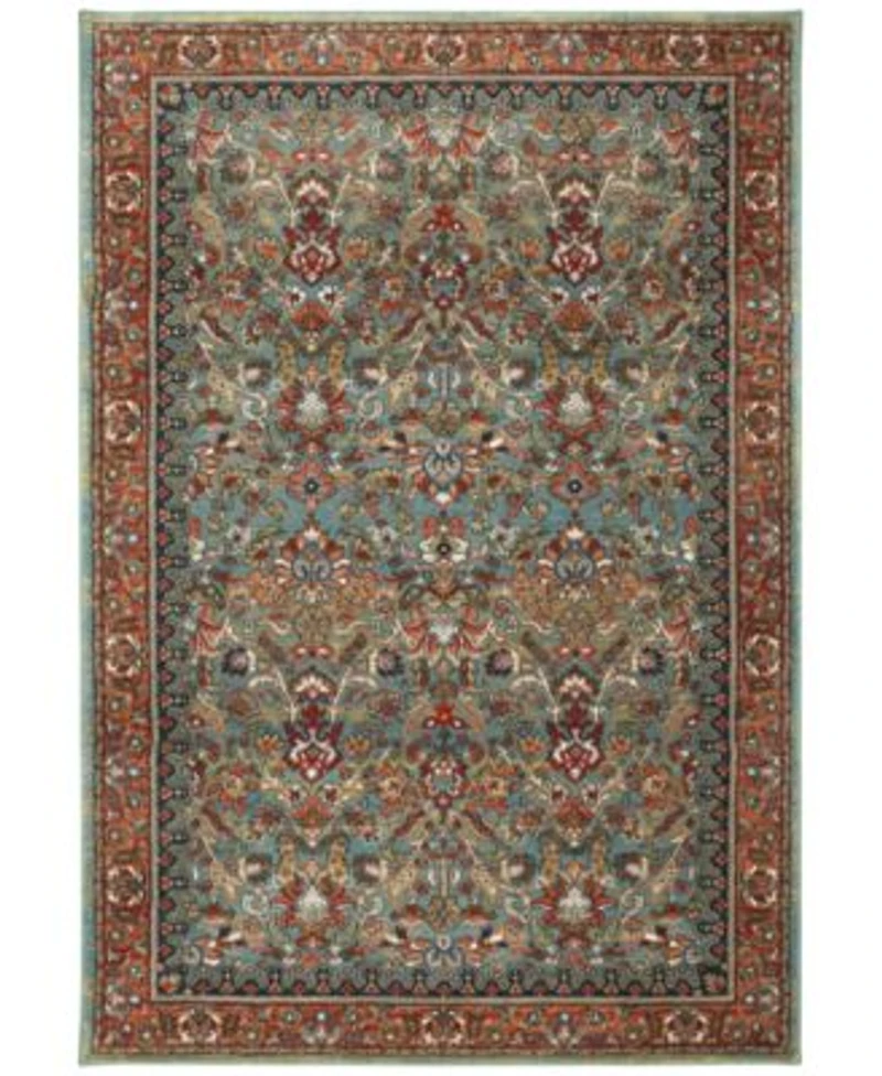 Closeout Karastan Spice Market Tigris Aquamarine Area Rug Collection