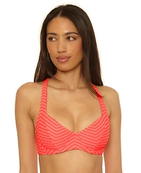 Becca Women's Connect Underwire Halter Bikini Top