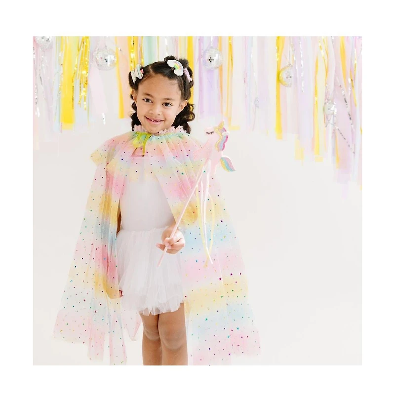 Sweet Wink Girls Pastel Unicorn Cape