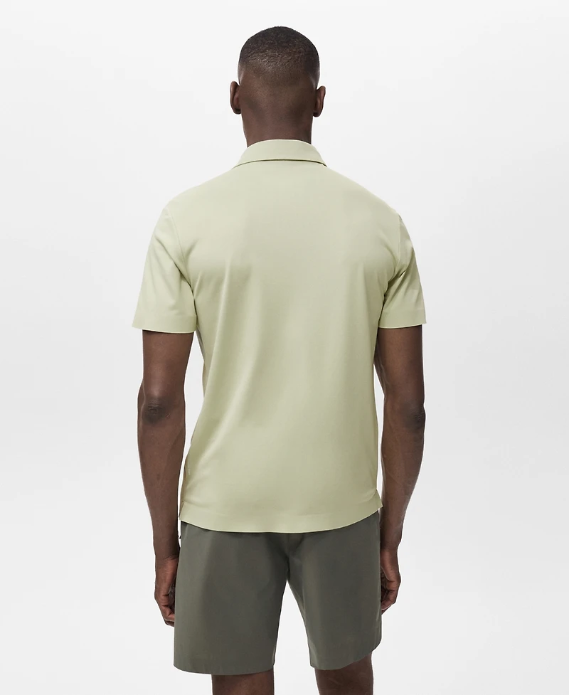 Mango Men's Coolmax Slim-Fit Polo Shirt