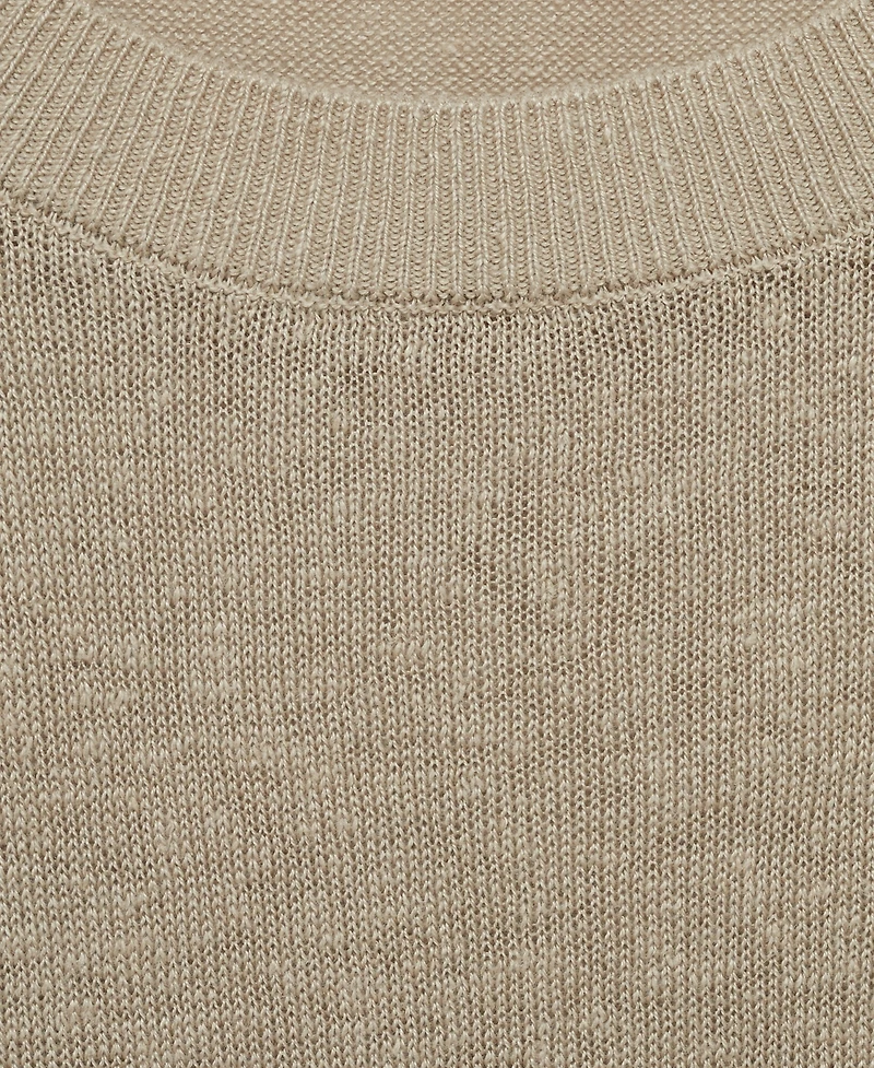 Mango Men's Linen Flowy Sweater