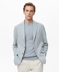 Mango Men's Verner Slim Fit Cotton Blazer