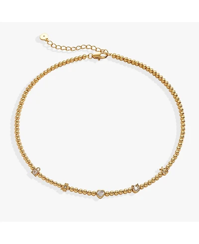 Alex and Ani Love Luck Metal Tennis Necklace