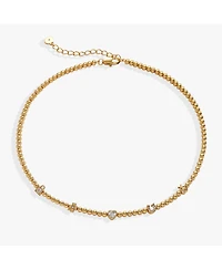 Alex and Ani Love Luck Metal Tennis Necklace