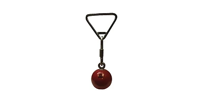 Amber Fight Gear Throwing Weight Hammers Solid Iron Lathe-Turned Ball with Ball Bearing Swivel & Wide Grip Handle, 25 lb