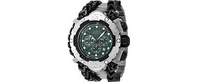 Invicta Men's 48186 Gladiator Quartz 3 Hand Green, Gunmetal Dial Watch