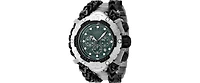 Invicta Men's 48186 Gladiator Quartz 3 Hand Green, Gunmetal Dial Watch
