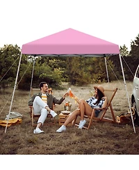 10 x 10 Feet Outdoor Instant Pop-up Canopy with Carrying Bag