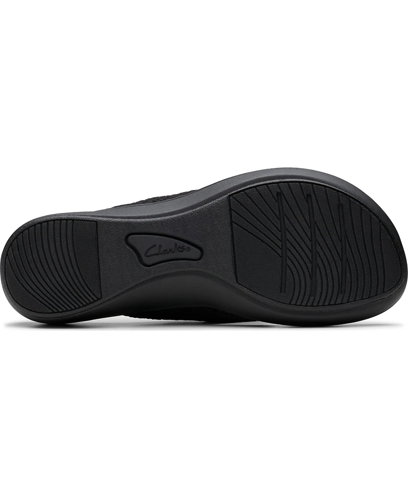 Clarks Cloudsteppers Women's Breeze Rae Erin Slip-On Flat Sandals