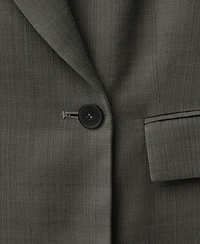 Mango Women's Oversized Double-Breasted Suit Jacket