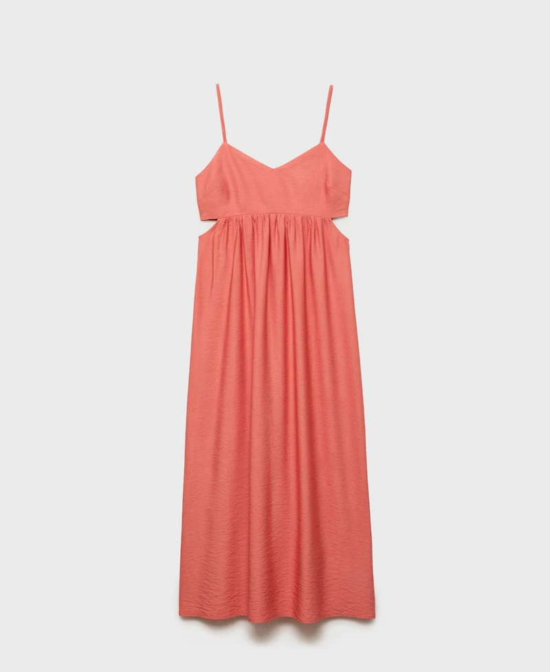 Mango Women's Cut-Out Midi Dress