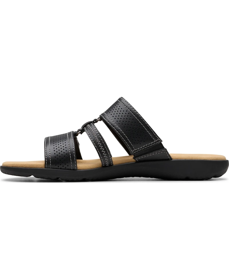 Clarks Collection Women's Elizabelle Ave Slip-On Flat Sandals