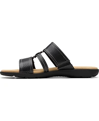 Clarks Collection Women's Elizabelle Ave Slip-On Flat Sandals