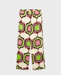 Mango Women's Geometric Print Pants