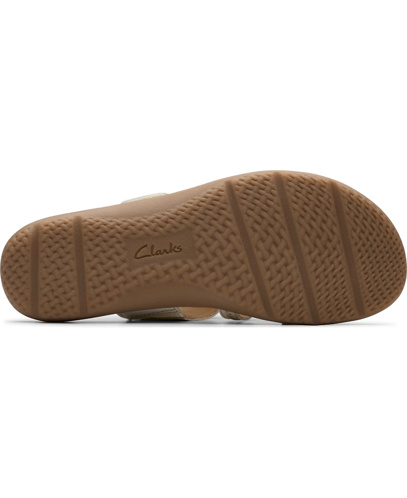 Clarks Collection Women's Elizabelle Ave Slip-On Flat Sandals