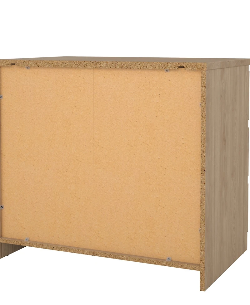 Tvilum 26.77" Wood 3 Drawer Chest