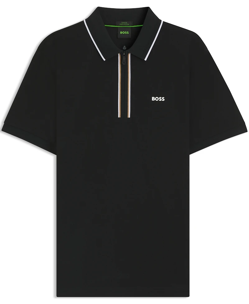 Boss by Hugo Men's Quick-Dry Stretch Cotton Slim-Fit Polo Shirt