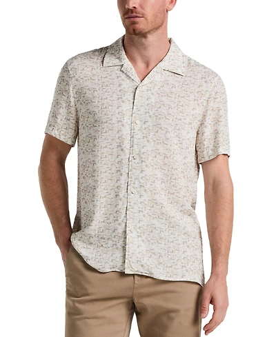 Perry Ellis Men's Regular-Fit Brushstroke Shirt
