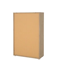 Tvilum 48.66" Wood 3 Shelf Adjustable Bookcase