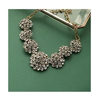 Sohi Stellar Sparkle Statement Necklace