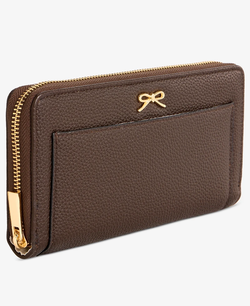 On 34th Angii Solid Zip-Around Wallet, Macy's Exclusive