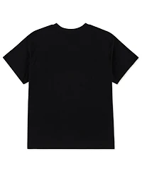Jordan Big Girls Blue Jeans and Bling T-Shirt