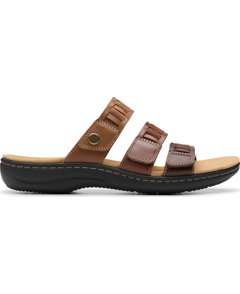 Clarks Collection Women's Laurieann Hope Slip-On Flat Sandals