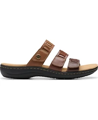 Clarks Collection Women's Laurieann Hope Slip-On Flat Sandals