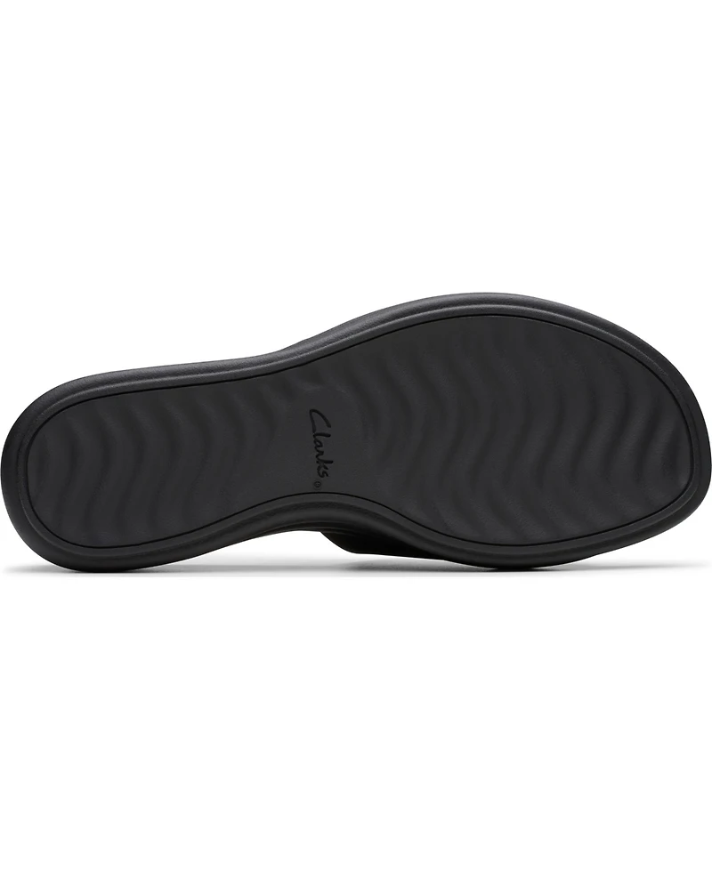 Clarks Cloudsteppers Women's Drift Twist Slip-On Flat Sandals