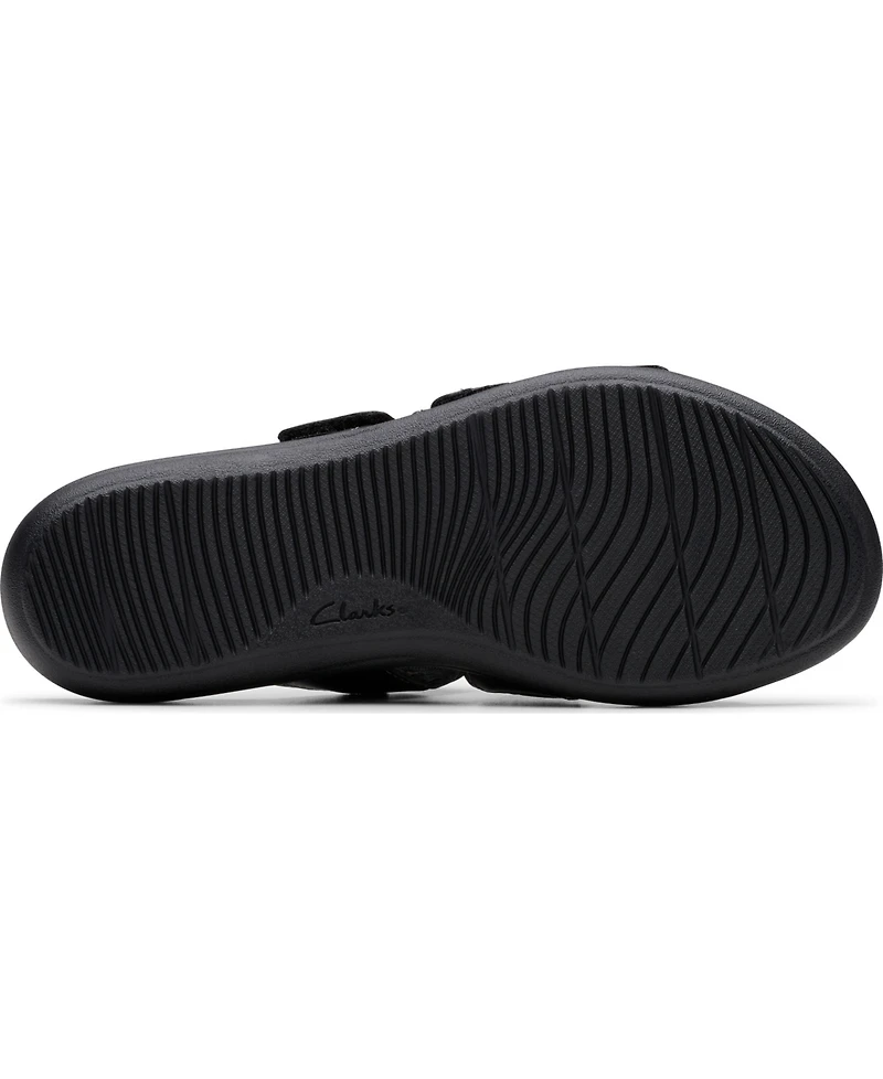 Clarks Collection Women's Laurieann Hope Slip-On Flat Sandals