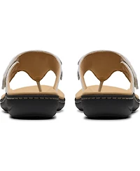 Clarks Collection Women's Laurieann Palm Flip-Flop Sandals