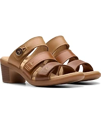 Clarks Collection Women's Emily2 Adella Block Heel Sandals