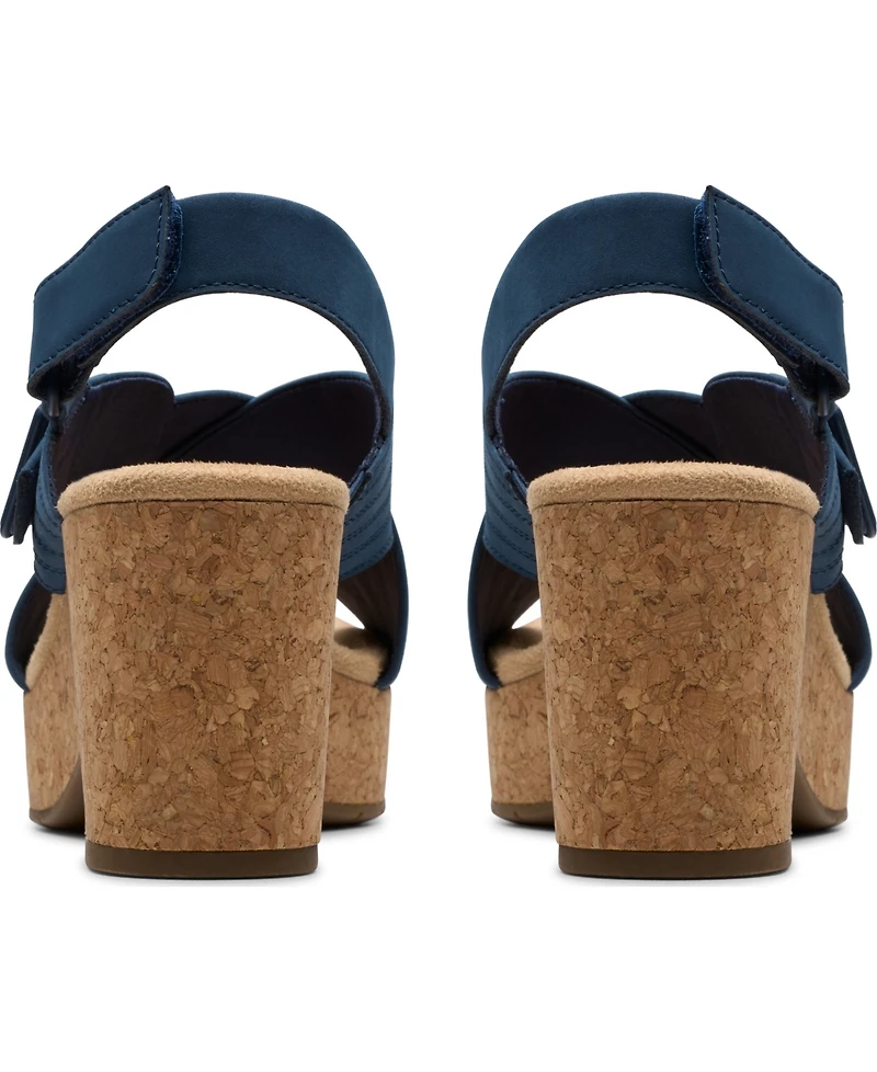 Clarks Collection Women's Nerisa West Wedge Sandals
