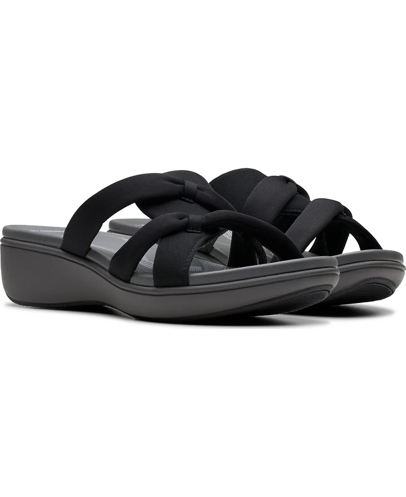 Clarks Cloudsteppers Women's Breeze Rae Cam Slip-On Flat Sandals