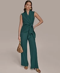 Donna Karan New York Women's Tie-Waist Wrap Top