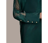 Donna Karan New York Women's Long-Sleeve Burnout Tunic