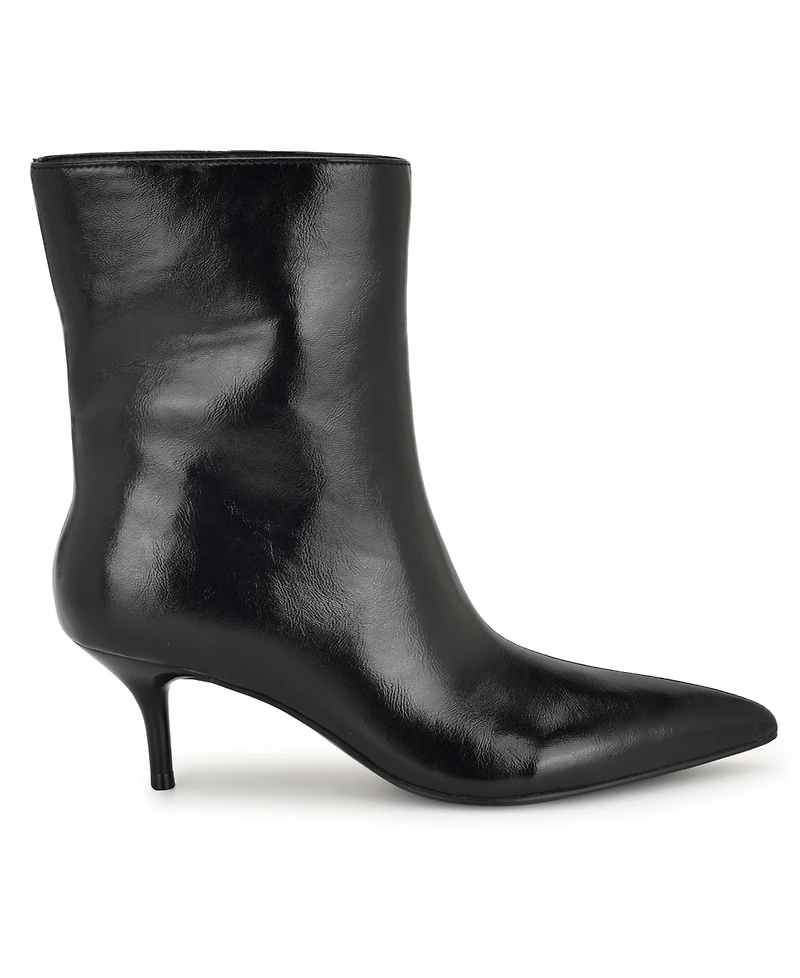 Nine West Women's Charma Kitten Heel High Ankle Booties