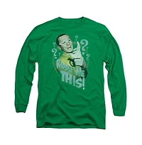 Batman Classic Tv Mens Riddle Me This Long Sleeve Adult Tee / T-Shirt