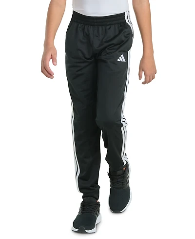 adidas Big Boys Elastic-Waistband Essential 3-Stripe Jogger Pants