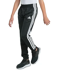 adidas Big Boys Elastic-Waistband Essential 3-Stripe Jogger Pants