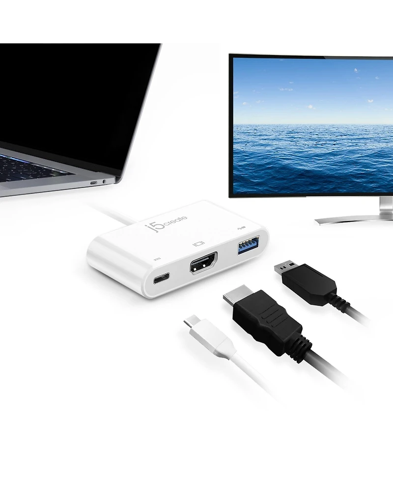 j5create JCA379 Usb Type-c to Hdmi & Usb 3.0 with Power Delivery
