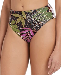 Bar Iii Women's Safari Heat High-Leg Bikini Bottoms, Exclusively at Macy's