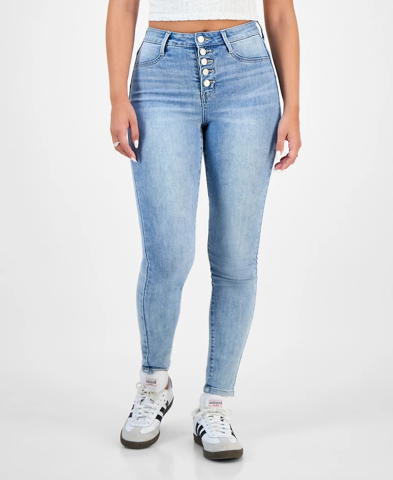 Dollhouse Juniors' High-Rise Curvy Skinny Jeans
