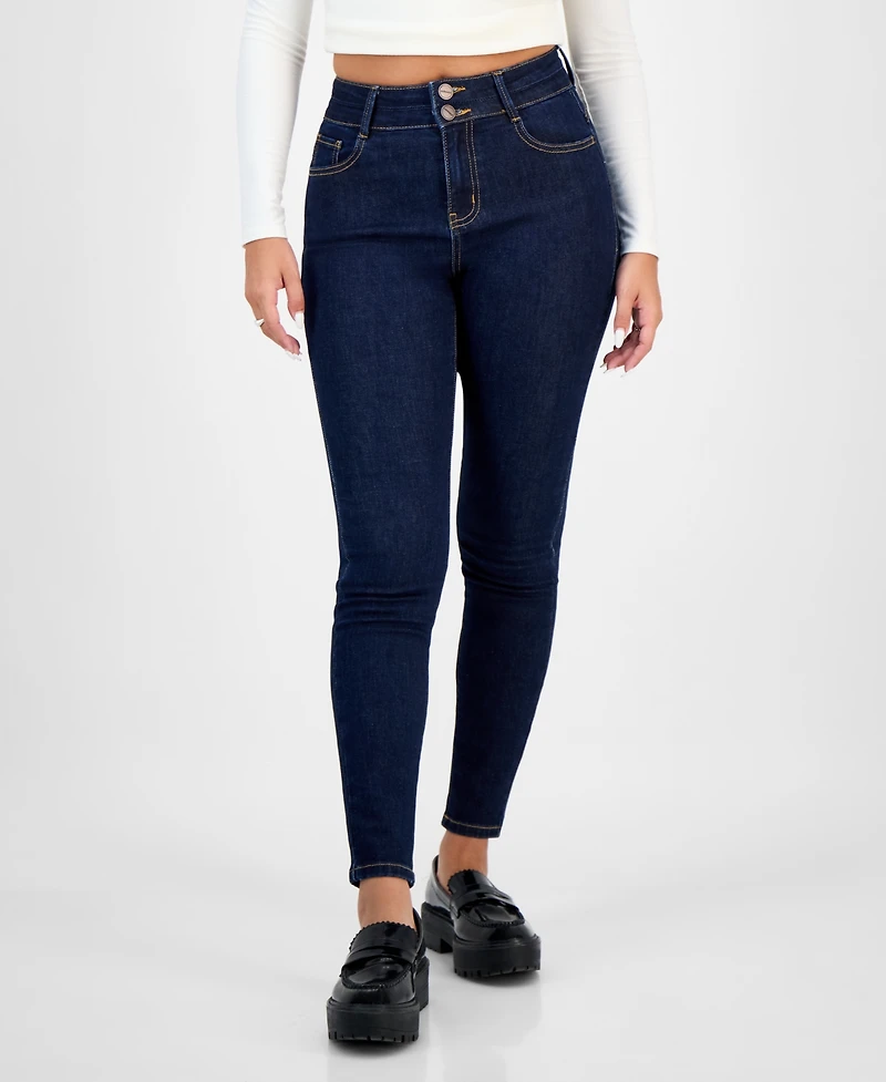 Dollhouse Juniors' High-Rise Curvy Skinny Jeans